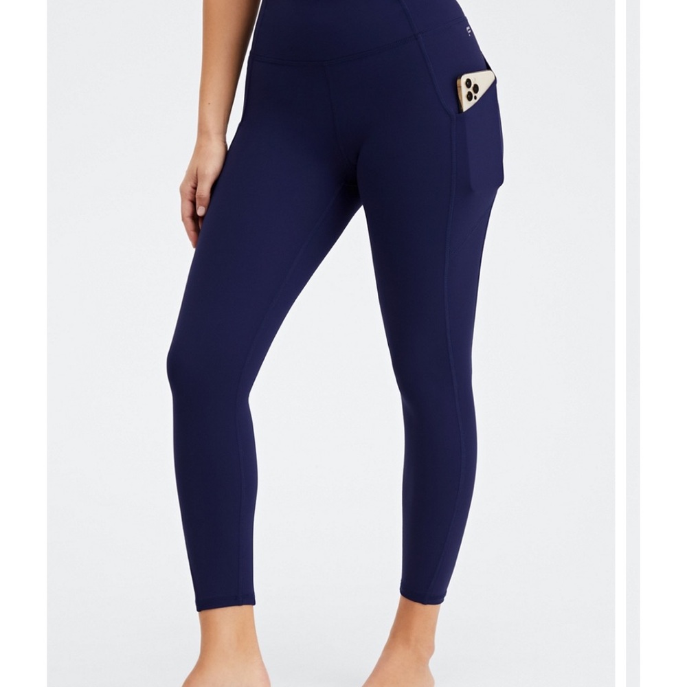 Fabletics Oasis PureLuxe high rise Navy Blue Leggings